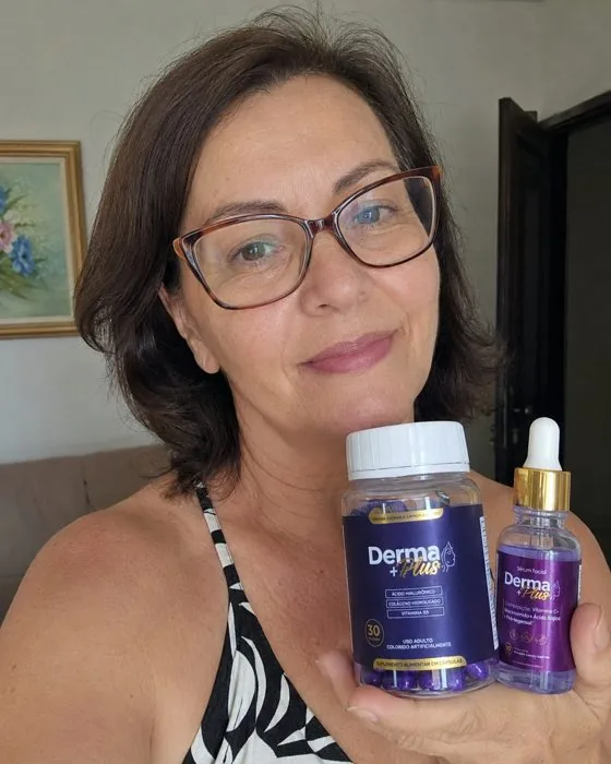 Cliente real com o Derma+ Plus