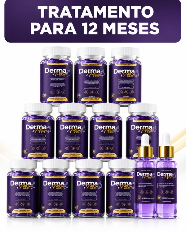 Kit Derma+ Plus tratamento para 12 meses