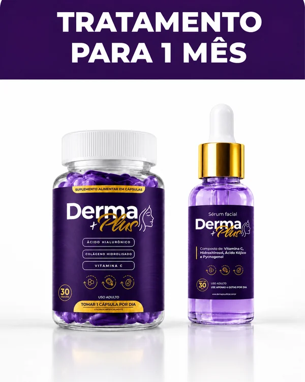 Kit Derma+ Plus tratamento para 1 mês